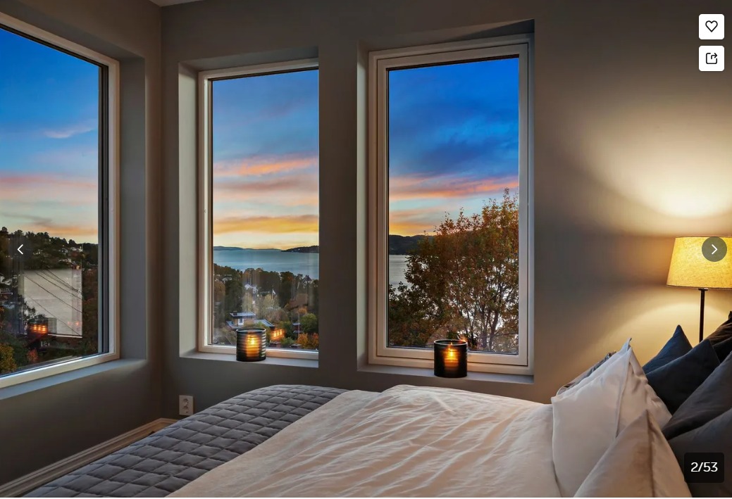 Soverom med walking closet